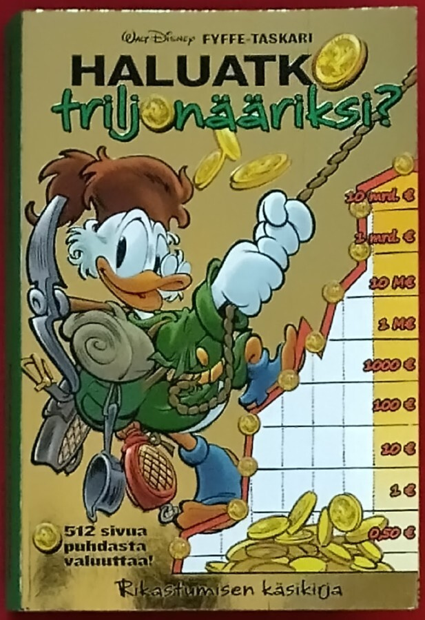 Aku Ankan taskukirja: Haluatko triljonääriksi? (Sanoma 2020)