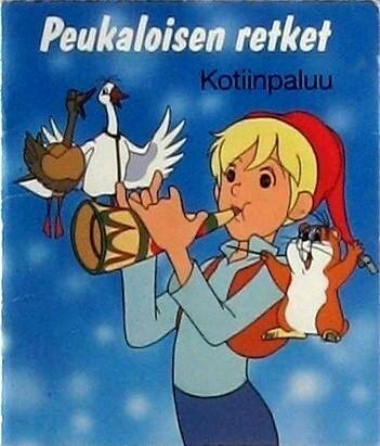 Peukaloisen retket Kotiinpaluu Finnair logo