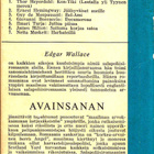Edgar Wallace - AVAINSANA - pikkukuva 2