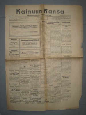 Sanomalehti : Kainuun Kansa 22.4.1922