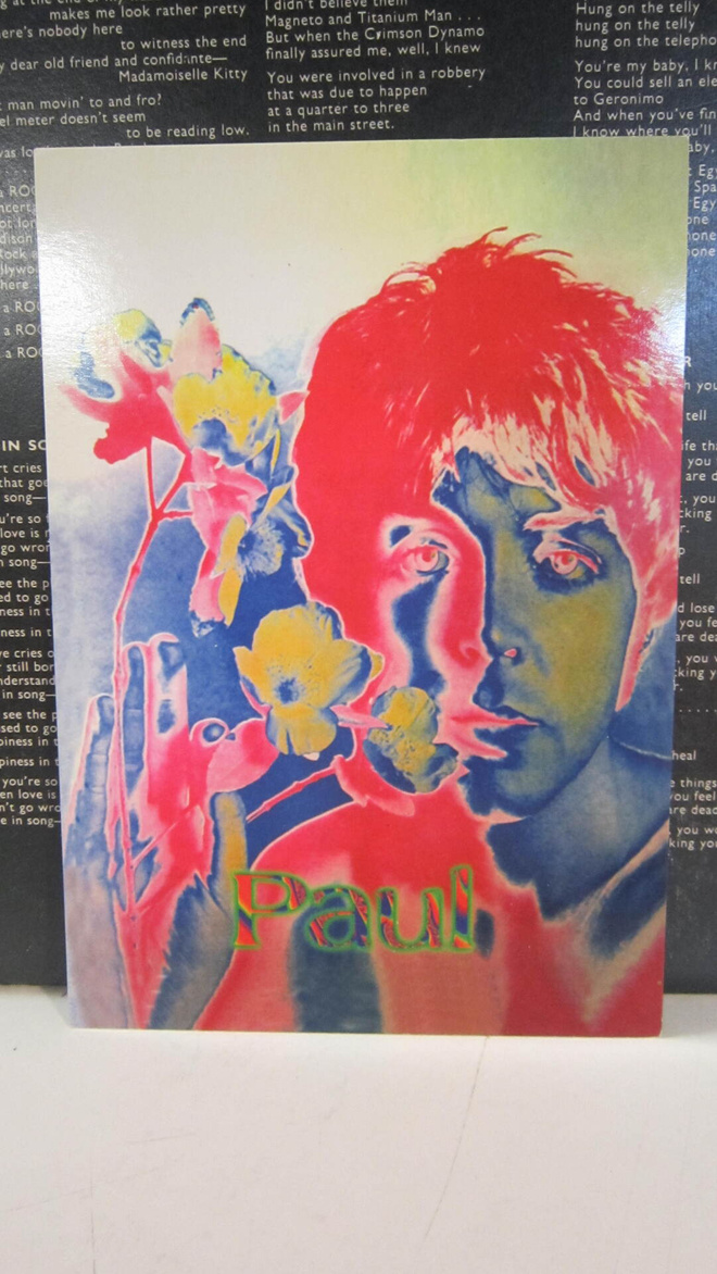 postikortti Paul McCartney MM538 The Beatles Underground