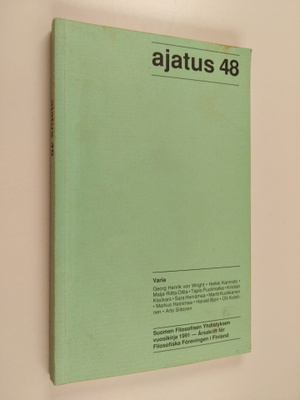 Ajatus 48 : filosofisen yhdistyksen vuosikirja 1991
