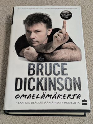 Bruce Dickinson - Omaelämäkerta Nimmarilla! HUIPPUKUNTO!