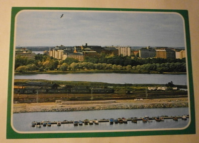 Helsinki, Töölönlahti ja ratapihaa, tavaravaunuja, ei p.