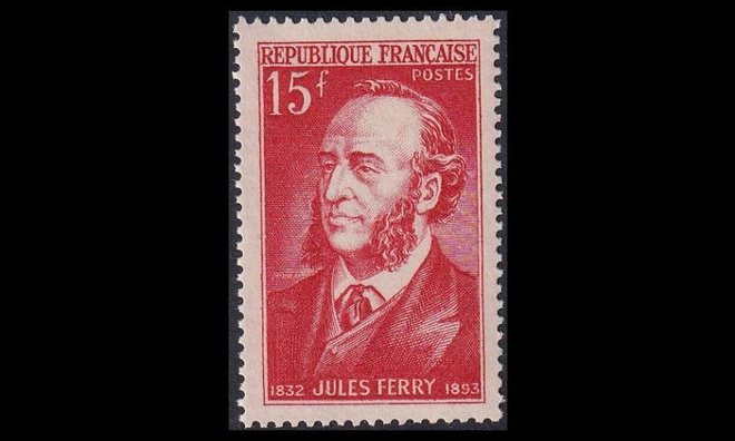 Ranska 898 ** Valtiomies Jules Ferry (1951)