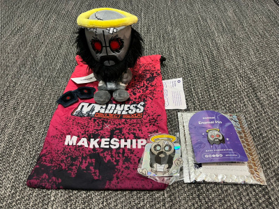 Jebidiah Christoff Plush + Pin - MADNESS - Makeship