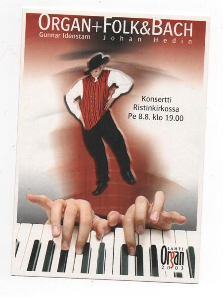 Lahti: Urkuviikko 2003 / Organ + Folk & Back