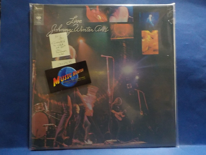 JOHNNY WINTER AND - LIVE M-/M- EU -END OF 70" LP