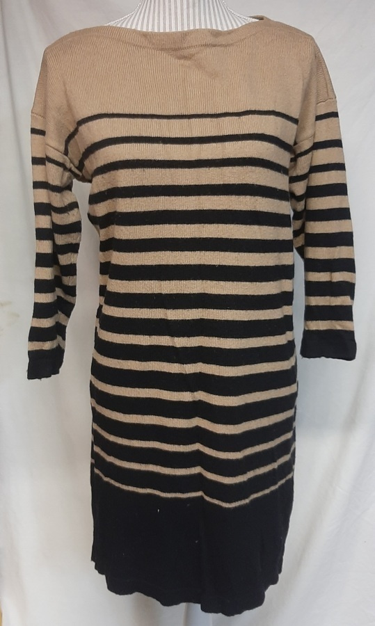 Mekko S musta beige Lindex Jean Paul Gaultier