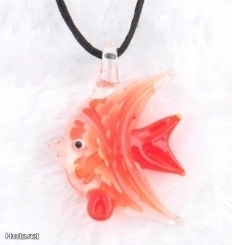130 .. Murano Käsityö Lampwork Taidelasi .. Kaulakoru