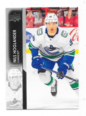 2021-22 Upper Deck #174 Nils Höglander , Vancouver Canucks