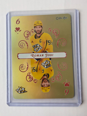Roman Josi 2025-26 OPC Playing Card