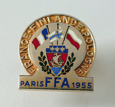 PARIS FFA 1955 France • Finlande • Pologne ruuvimerkki