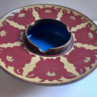 Unkarilainen vintage Cloisonné-tuhkakuppi/kynttiläalusta - pikkukuva 2