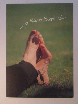 KULKEMATON RADIO SUOMI YLE MAINOSKORTTI SEPPO SARKKINEN