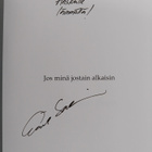 Elina Salminen : Jos minä jostain alkaisin (signeerattu, ... - pikkukuva 3