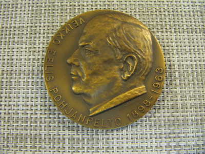 Veikko Eelis Pohjanpelto 65 V mitali 1963 /L.Leppänen 1963.