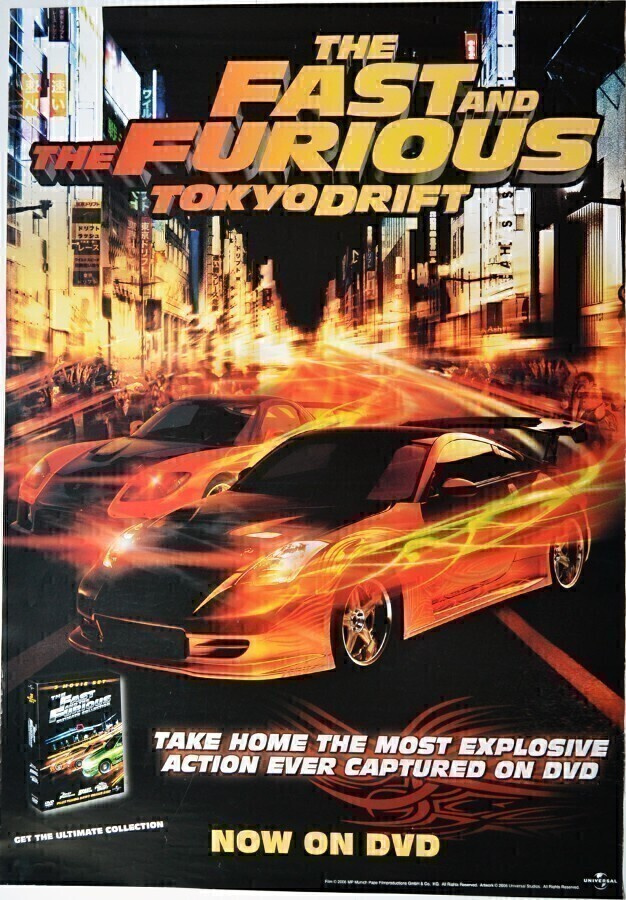 Elokuvajuliste: Hurjapäät: Tokio Drift
