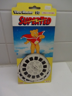 VIEW-MASTER KIEKOT, SuperTed(TERÄSNALLE ) ,OMASSA PAKETISSA