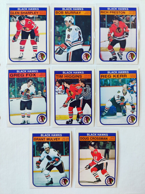 82-83 Opc - Chicago Black Hawks 8kpl