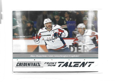 ALEX OVECHKIN - FRONT  ROW TALENT#FRT-AO - 2024-25 CREDENTIA
