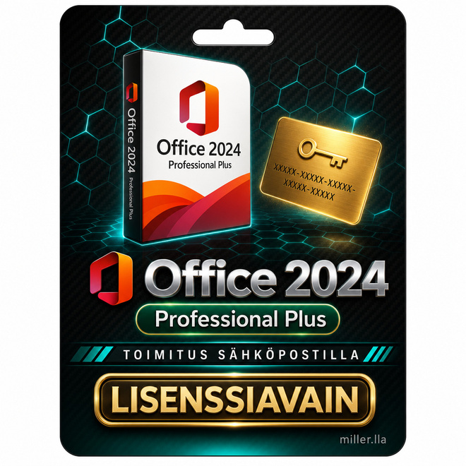 Office 2024 Professional Plus PC tuoteavain nettitoimitus