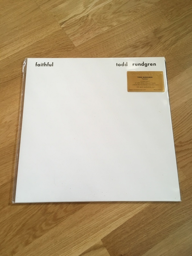 Todd Rundgren – Faithful LP (MOV 2019, Limited White Vinyl)