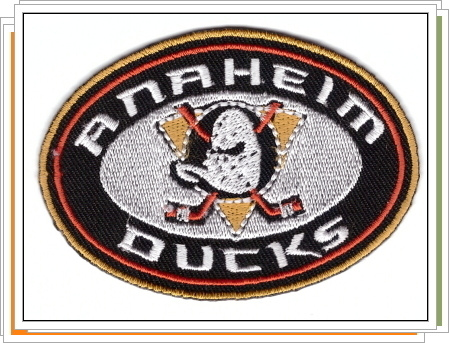 NHL - Anaheim Ducks -kangasmerkki / haalarimerkki