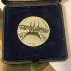 Hopeinen muistomitali Lahti 1989 - pikkukuva 1