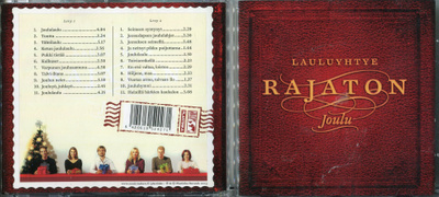 LAULUYHTYE RAJATON . 2 JOULU CD-LEVYÄ . JOULU