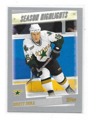 2000-01 Topps Season Highlights #330 Brett Hull Dallas Stars