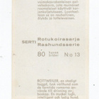 Purkkakuva SERTI ROTUKOIRASARJA n:o 13 ROTTWEILINKOIRA - pikkukuva 2