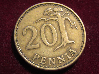 20 penniä 1963