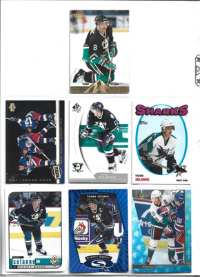 7 X TEEMU SELÄNNE - DUCKS / JETS /SHARKS