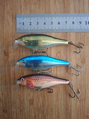 Rapala Shad Rap 7cm SINKING Finland 3kpl