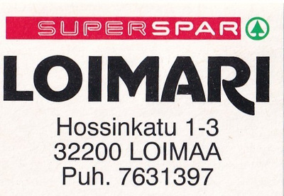 Loimaa. Loimari  , SPAR  b588