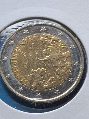 JEAN SIBELIUS 2€ Erikoiseuro Suomi 2015,kts!