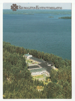 Kaksi ilmakuvapostikorttia Kangasalta
