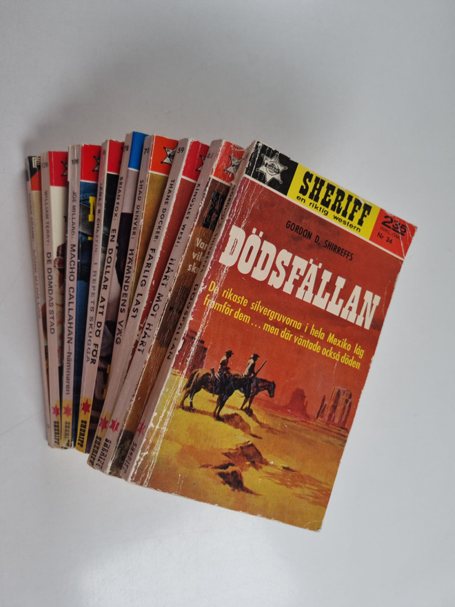 Sheriff-setti: Dödsfällan (nro 34); Hårt mot hårt (nro 45...