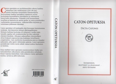 Caton opetuksia : Dicta Catonis, Plan.antik 2020, skp., K5