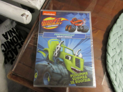 Blaze ja Monsterikoneet: Pomppurenkaat dvd. *uusi*