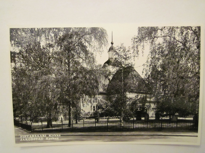 VANHA Postikortti Pietarsaari 1950-l Alkup.Mallikappale