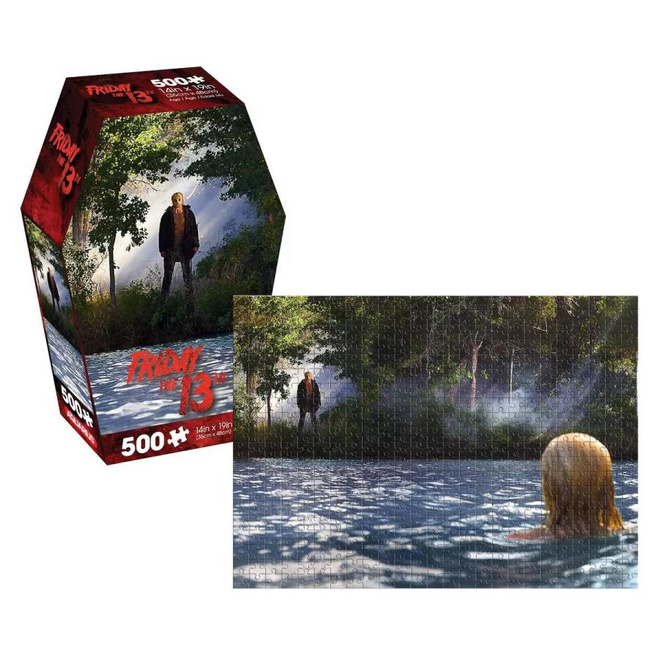 FRIDAY THE 13TH COFFIN BOX PUZZLE	(48)	palapeli 35 cm x 48cm