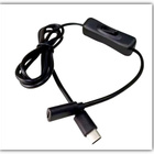 USB C -jatkokaapeli ON/OFF-kytkimellä / 1 metri #29963 - pikkukuva 1