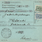 1916 Postiosotus 5p ja 25p merkeillä Salo>HKI - pikkukuva 1