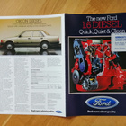 1984 Ford Escort Fiesta Orion Diesel esite - KUIN UUSI - pikkukuva 1