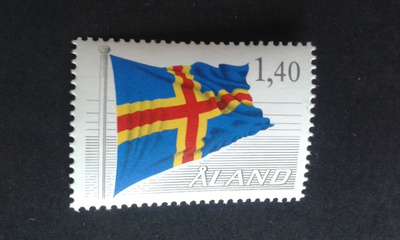 åland 1984 ahvenanmaan lippu**