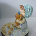 Sarah Kay figurine Baby and Teddybear - pikkukuva 3