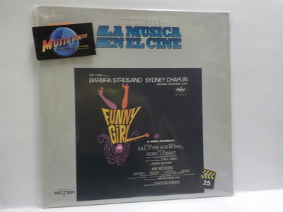 BARBRA STREISAND, SYDNEY CHAPLIN - FUNNY GIRL EX+/EX+ LP