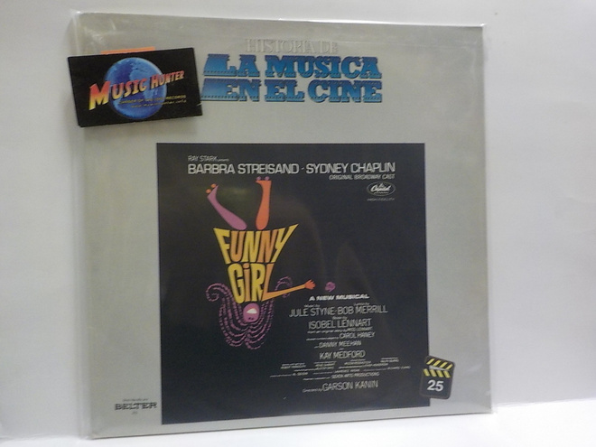 BARBRA STREISAND, SYDNEY CHAPLIN - FUNNY GIRL EX+/EX+ LP